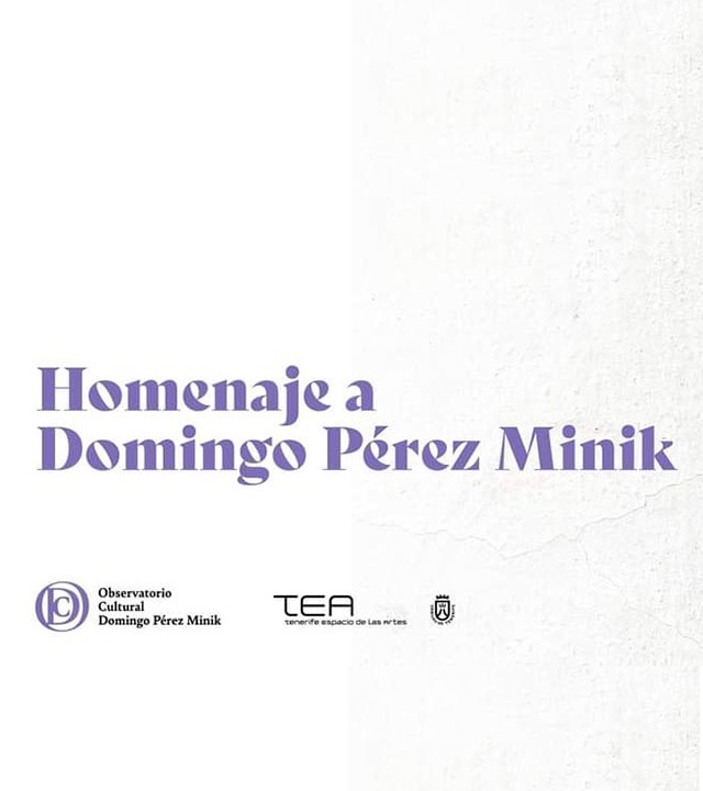 Homenaje al artista Domingo Pérez Minik